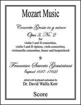 Concerto Grosso in g minor, Opus 3, No. 2 Orchestra sheet music cover
